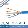 SIPU computador tipos de comunicação 305m 4 par utp cat6 23awg cabo de rede ethernet